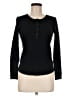 Splendid Black Long Sleeve Henley Size M - photo 1