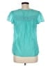 Ella Moss Teal Short Sleeve Blouse Size M - photo 2