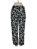 Talbots Print Black Casual Pants Size 2 (petite) - photo 2