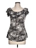 Unbranded Silver Short Sleeve Top Size L (estimated) - photo 1