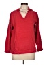Ann Taylor LOFT 100% Cotton Red Sweatshirt Size L - photo 1
