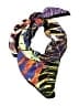 Zara Tropical Black Purple Scarf One size - photo 1