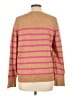 Ann Taylor LOFT Stripes Tan Pink Pullover Sweater Size L - photo 2