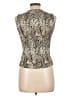 Tess Elliott Studio 100% Polyester Gold Tan Tank Top Size L - photo 2