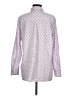 Gap 100% Cotton Polka Dots Purple Long Sleeve Button-Down Shirt Size M - photo 2