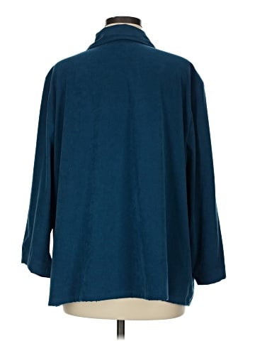 Joanna 3/4 Sleeve Button-Down Shirt (view 2)
