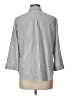 Como Blu 100% Polyester Stripes Gray 3/4 Sleeve Blouse Size L - photo 2