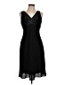 Ann Taylor 100% Polyester Black Cocktail Dress Size 10 - photo 1