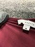 maette 100% Polyester Burgundy Long Sleeve Blouse Size M - photo 7