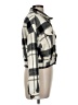 Shein 100% Polyester Plaid Gray Jacket Size M - photo 4