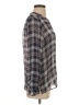 Joie Plaid Gray Long Sleeve Blouse Size XS - photo 4
