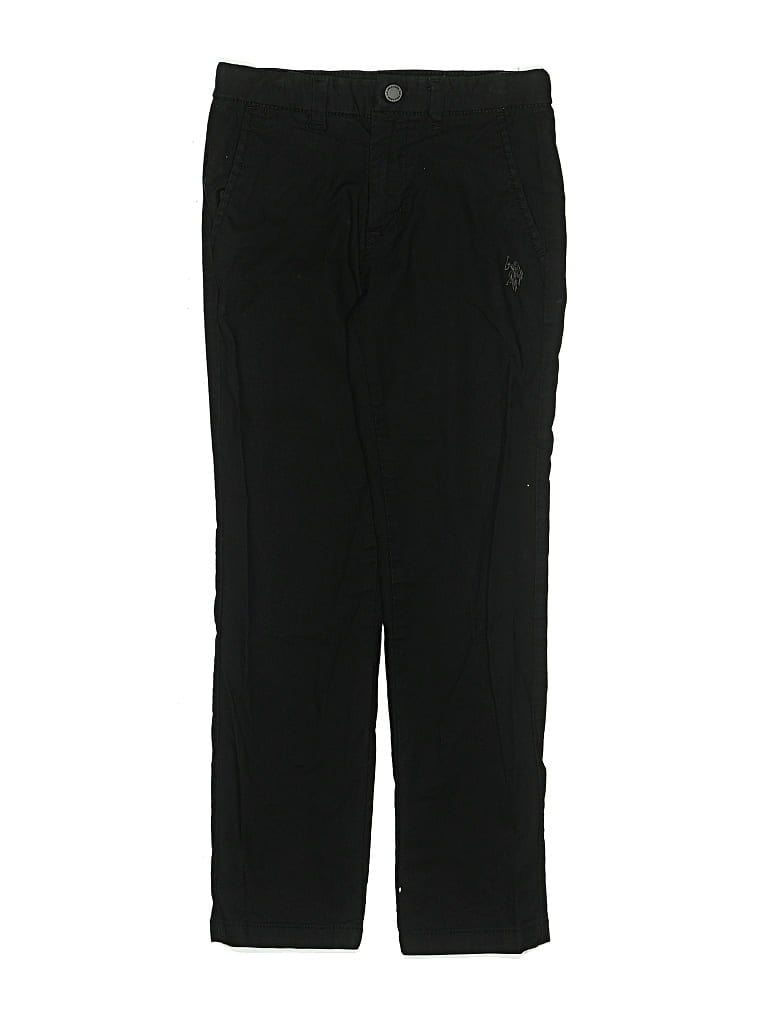 Pre-owned U.s. Polo Assn Kids' Casual Pants In Black