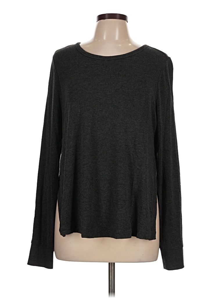 Pre-owned Lou & Grey Long Sleeve T-shirt In Gray