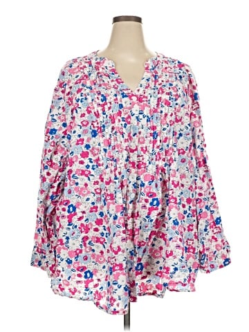 Woman Within 3/4 Sleeve Blouse (view 1)