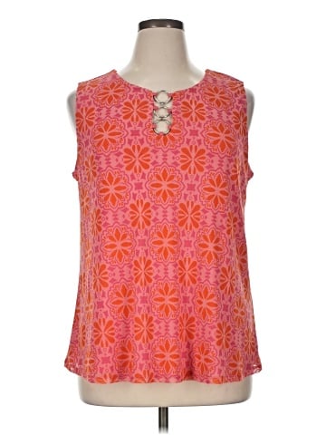 Juniper + Lime Sleeveless Blouse (view 1)