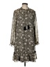 Luxology 100% Polyester Paisley Brown Casual Dress Size L - photo 1