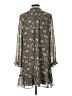 Luxology 100% Polyester Paisley Brown Casual Dress Size L - photo 2