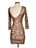 Forever 21 Animal Print Brown Cocktail Dress Size S - photo 2
