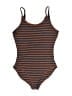 Out From Under Brown Blue Bodysuit Size S - photo 1