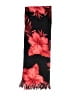 Hibiscus Collection 100% Rayon Floral Red Scarf One size - photo 2