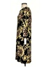 JM Studio Animal Print Black Gold Casual Dress Size S - photo 5