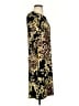 JM Studio Animal Print Black Gold Casual Dress Size S - photo 4