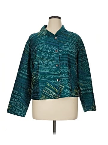 Chico's 3/4 Sleeve Silk Top (view 1)