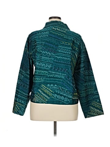 Chico's 3/4 Sleeve Silk Top (view 2)