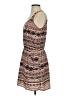 Guess 100% Polyester Graphic Brown Casual Dress Size S - photo 5