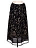 Sag Harbor 100% Polyester Paisley Black Casual Skirt Size M - photo 2