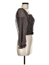 Kourt 100% Polyester Brown Long Sleeve Blouse Size M - photo 4