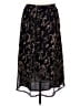 Sag Harbor 100% Polyester Paisley Black Casual Skirt Size M - photo 1