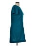 Donna Morgan Solid Teal Casual Dress Size 14 - photo 4