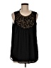 One September 100% Polyester Black Sleeveless Blouse Size M - photo 1