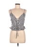 Hers & Mine 100% Polyester Black Sleeveless Top Size L - photo 1