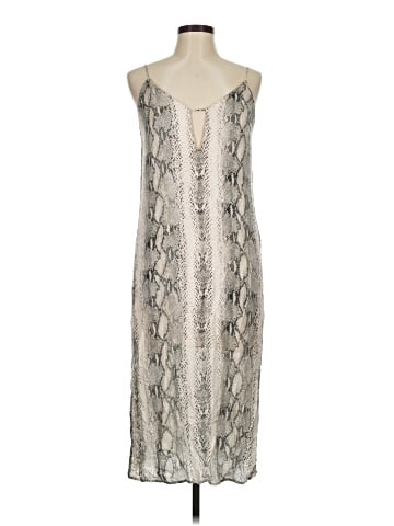 Lavender Brown Casual Dress (view 1)