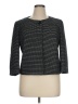 Talbots Stripes Black Blazer Size 14 - photo 1