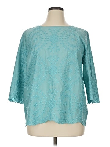 Chico's 3/4 Sleeve Blouse (view 1)