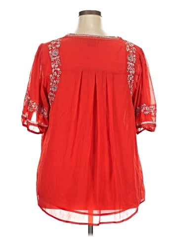 Denim 24/7 Short Sleeve Blouse (view 2)