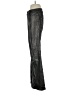 American Eagle Outfitters 100% Polyurethane Metallic Silver Black Casual Pants Size 4 - photo 5