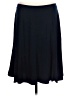 Liz Claiborne Solid Black Blue Formal Skirt Size 10 - photo 2