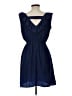 rue21 100% Polyester Blue Casual Dress Size L - photo 2