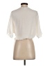 Topshop Ivory Short Sleeve Blouse Size 2 - photo 2
