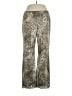 ASOS Design 100% Polyester Animal Print Silver Casual Pants Size 14 - photo 1