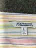 New Directions Stripes White Short Sleeve Blouse Size L - photo 7