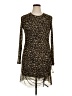 Taylor Animal Print Brown Cocktail Dress Size 14 - photo 1