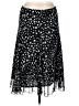 Spense 100% Polyester Polka Dots Black Casual Skirt Size M - photo 1