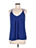 Express 100% Polyester Blue Tank Top Size M - photo 1