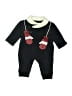 Joe Fresh Black Long Sleeve Onesie Size 0-3 mo - photo 1