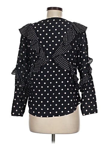 Rebecca Taylor Long Sleeve Silk Top (view 2)